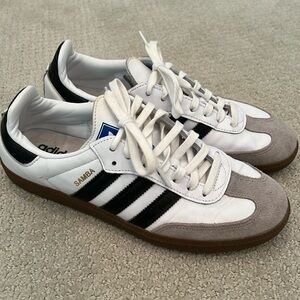 Adidas OG Samba Men’s 8.5 Gently Used White/Navy